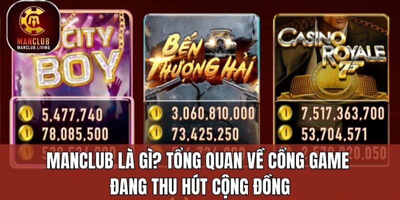 Manclub là gì? Tổng quan về cổng game đang thu hút cộng đồng